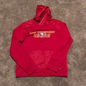 NWOT 49ers hoodie, never worn!